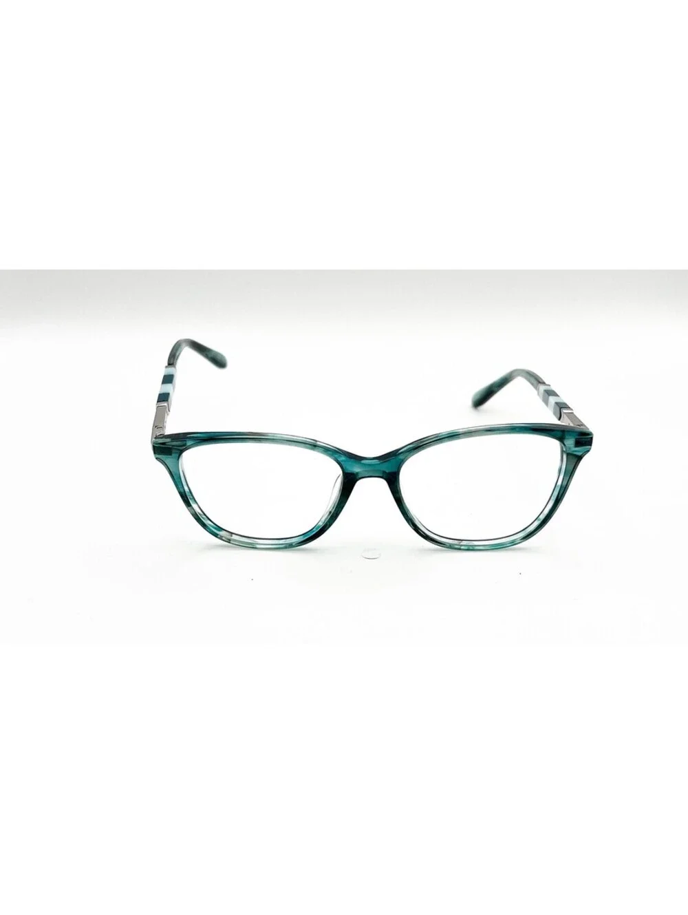 Ann Taylor At344 C03 Verdigreen Horn Authentic Eyeglasses 53-16-135